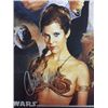 Image 4 : Carrie Fisher Signed Star Wars: Return of the Jedi Poster with Piece of Debbie Reynolds Dance Studio