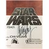 Image 4 : Carrie Fisher Signed Star Wars Poster with Piece of Debbie Reynolds Dance Studio Floor