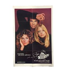 Shampoo (1975) Goldie Hawn, Warren Beatty One Sheet Poster