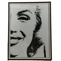 Marilyn Monroe Black and White Framed Photo