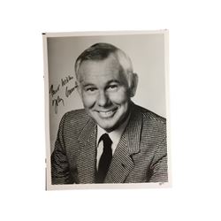 Johnny Carson Signed Photo Movie Memorabilia