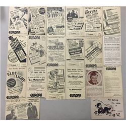 1930's Movie Theater Postcard Collection (20)