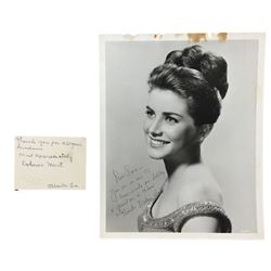 Dolores Hart Autograph