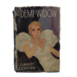 Mary Pickford Signed "The Demi-Widow" First Edition Book (1935)