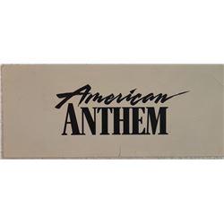 American Anthem screening invitation (1986)