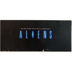 Aliens screening invitation (1986)