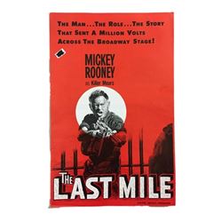 The Last Mile (1950) Rare Publicity Press Book