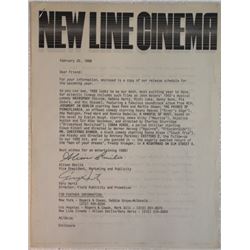 New Line Cinema Release Schedule (1988)