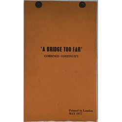 A Bridge Too Far Continuity Script (1977)