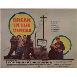 Break in the Circle Lobby Card (1955)