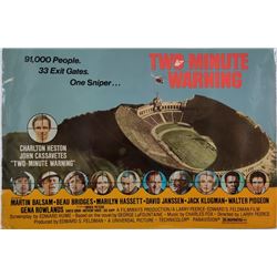 Two-Minute Warning (1976) Window Card
