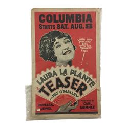 The Teaser (1925) Window Card Movie Poster