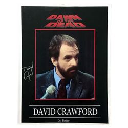 Dawn of the Dead David Crawford Signed Poster