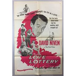 The Love Lottery (1956) Litho Poster