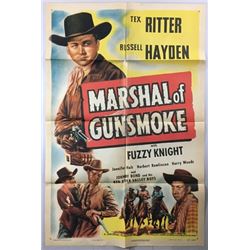 Marshal of Gunsmoke (1947) Poster Numbered