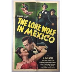 The Lone Wolf in Mexico (1947) Litho Poster