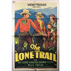 The Lone Trail (1932) One Sheet Litho