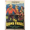 Image 1 : The Lone Trail (1932) One Sheet Litho