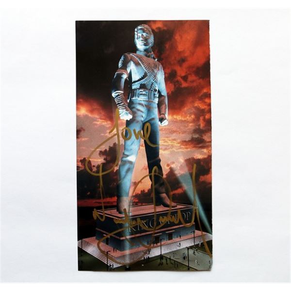 Michael Jackson's Signed Ultimate Collection Booklet Page
