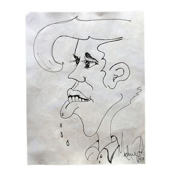 Michael Jackson Bad Era Drawing