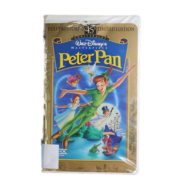 Neverland Ranch Barcoded Disney's Peter Pan VHS