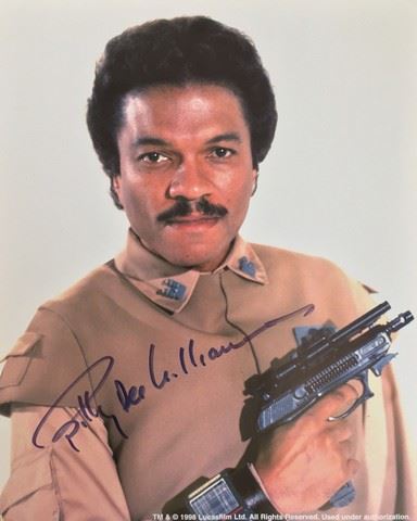 Star Wars Billy Dee Williams Signed Print