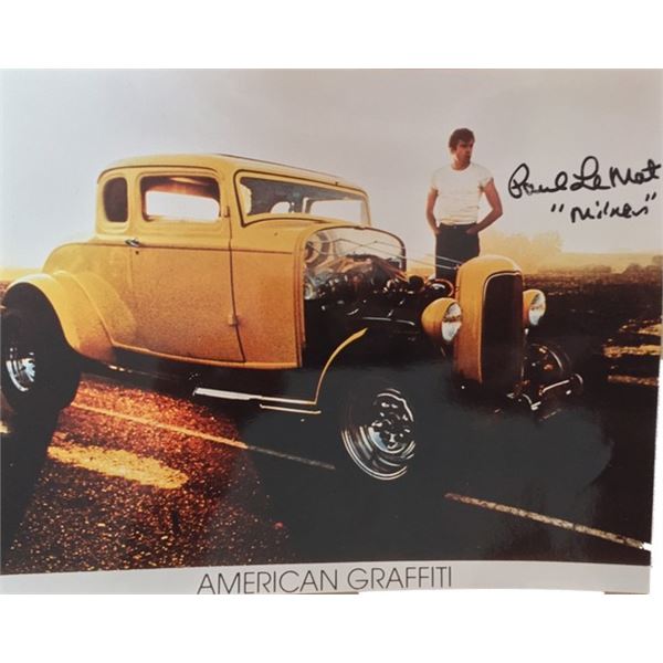 American Graffiti Paul Le Mat Signed Photo