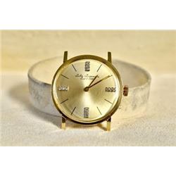 Jules Jurgensen brushed face 14k white gold
