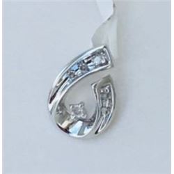 10K White Gold Pendant