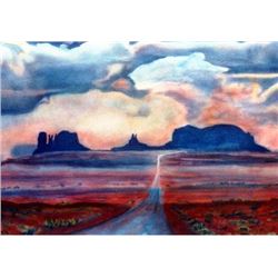 The Road to Monument Valley