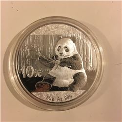 2017 Chinese Silver Panda  Bullion Coin 9999 Silver