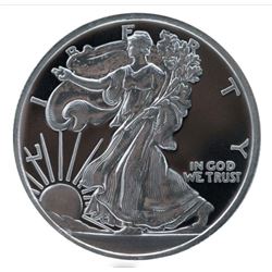1 oz Walking Liberty Silver Round (New) .999 Pure