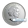 Image 2 : 1 oz Canadian Maple Leaf Silver .9999 pure (Random Date)