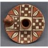 Image 2 : NATIVE AMERICAN ISLETA POTTERY CANDLESTICK HOLDER