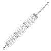 Image 1 : 0.37 CTW Diamond Bracelet 14K White Gold - REF-109M2F