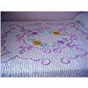 Image 1 : LOVELY  FLORAL CHENILLE BEDSPREAD #1177402