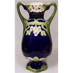 MAJOLICA  FLORAL VASE #1177584