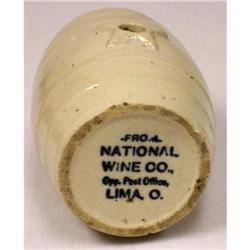 STONEWARE MINATURE WINE KEG FROM NATIONAL WINE #1177590