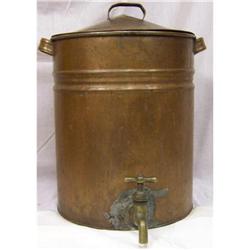 COPPER BOILER WITH SPIGOT #1177602