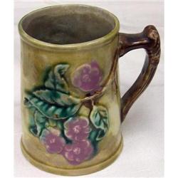 MAJOLICA MUG WITH PINK FLOWERS #1177603