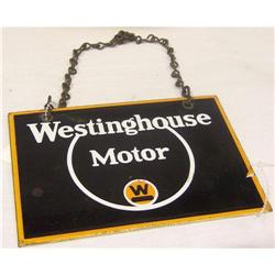 WESTINGHOUSE MOTOR  PORCLEIN SIGN #1177606