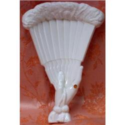 BUSSINESS CARD HOLDER  HAND WITH FAN TRAY  MILK#1177619