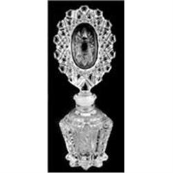  Art Deco Diamond Cut Shaped Perfume Bottle #1177786