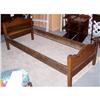 Image 1 : Walnut Youth/Day Bed With Rails #1178036