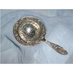  Vintage Dutch Silver Tea Strainer. #1178321