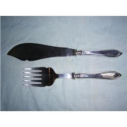 Silver Plated  Fish Serving Set #1178323
