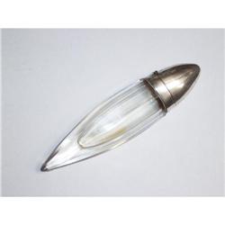  Silver & Cut Crystal  Perfume Bottle #1178326