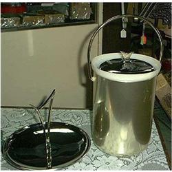 Ice Bucket  and Serving Tray by Kromex #1178503