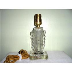 Art  Deco Glass Boudoir Lamp #1178556