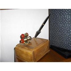  Table Top  Ceder Cigarette Box/Calendar/Ink #1178564